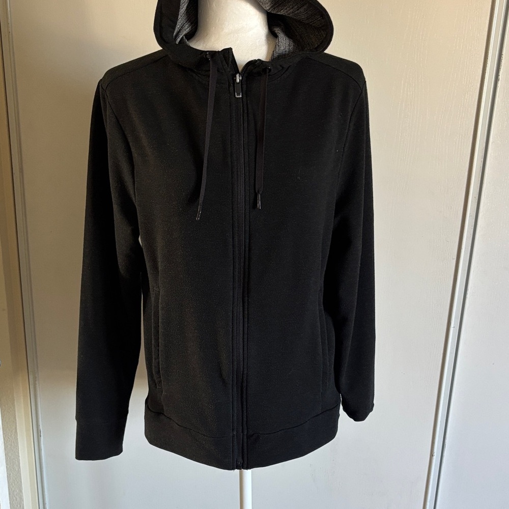 All in Motion Black Zip Up Sweater